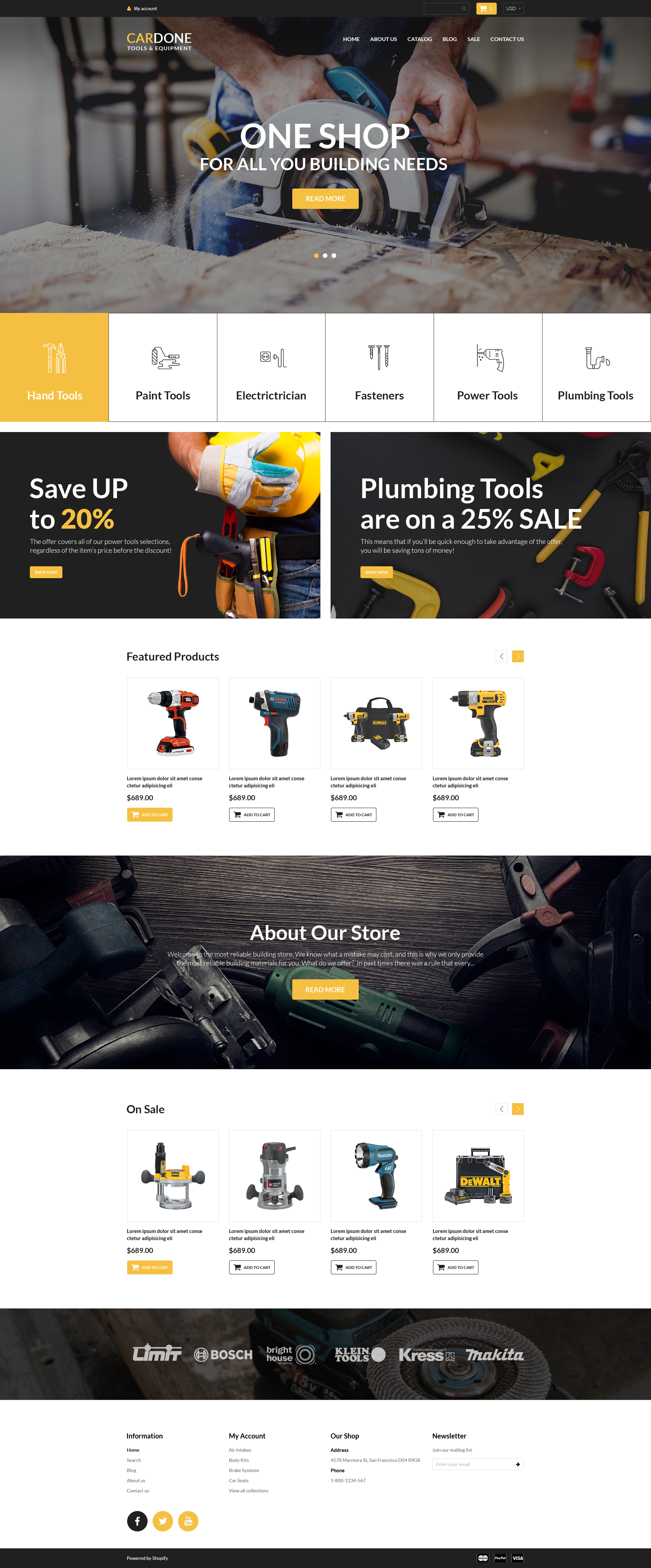 Tools & Equipment Store